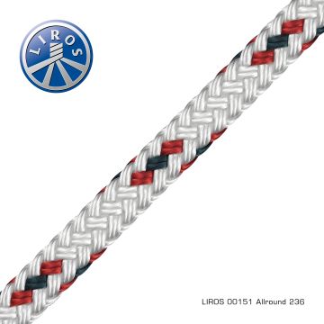Allround White-Red 6mm x 200m
