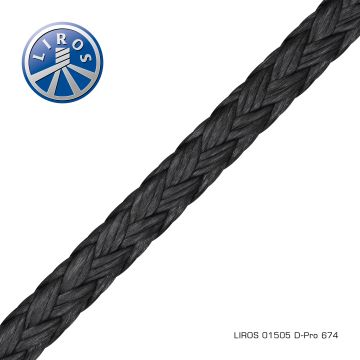 köis LIROS D-Pro must DYNEEMA 8mm x 100m