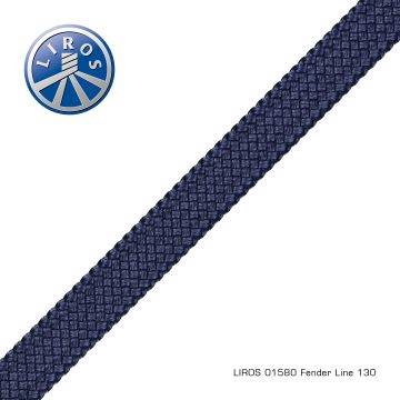 LIROS porrasnöör Fender navy 12mm x 3m silmusega