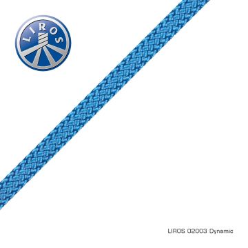 Dynamic halyard w spliced eye Blue 12mm x 40m