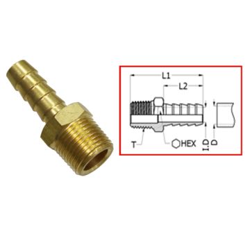Konnektor SEA-X Universal 3/8 NPT x 3/8