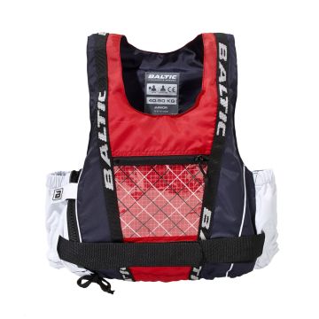 Ujuvusvest BALTIC Dinghy Pro tumesinine/punane/valge 80-90kg