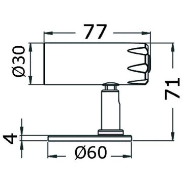 Kuma articulated LED light High Power 12/24 V