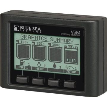 Vessel süsteemi monitor BLUE SEA SYSTEMS VSM 422, DC-pinge