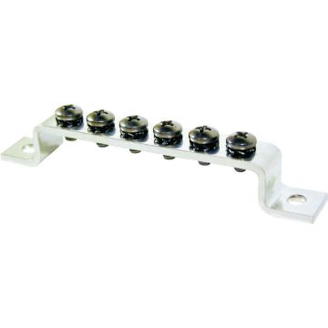 Maandusliist BLUE SEA SYSTEMS Common 100A 6 klemmiga, 48V DC