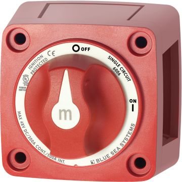 Akupealüliti BLUE SEA SYSTEMS 300 Amps ON-OFF 72x72mm 48 VDC 300A 500A 775A 1500A