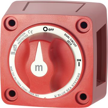 Akulüliti BLUE SEA SYSTEMS 150 Amps 72x72mm 32 VDC Dual-ON-OFF 300A 450A 775A 1500A