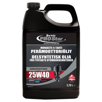 4-taktilise päramootoriõli STAR BRITE 25W40 3.78L