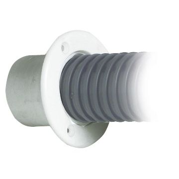 Cables PVC flexible pipe white (10 mt roll)