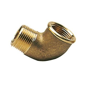Brass elbow 90° male/female 2" 1/2