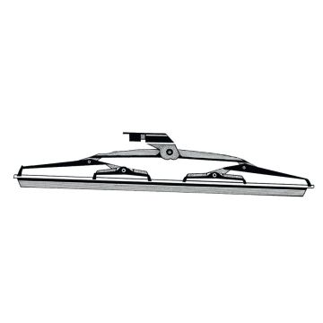SS windshield blade w. silicone flap 405 mm