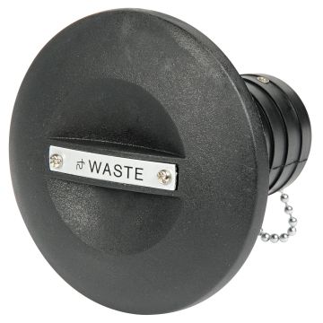 Tekitäiteava OSCULATI WASTE Ø 38mm, kate Ø 89mm, kaela pikkus 65mm