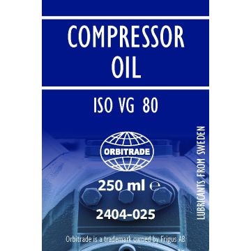 Kompressoriõli ORBITRADE ISO VG 80 250ml