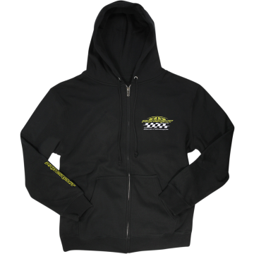 ZIP HOODY RACER BLK MD