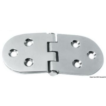 S.S hinge 130x60 mm