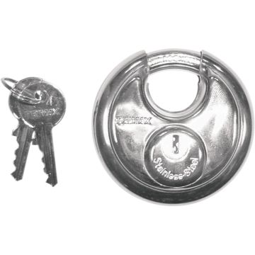 PADLOCK STNLS RND 70MM