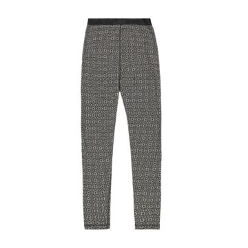 SVALA Merino Design Pants Jacquard black/white