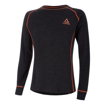 Soepesu särk AMOQ 100% Merino Gray/Orange