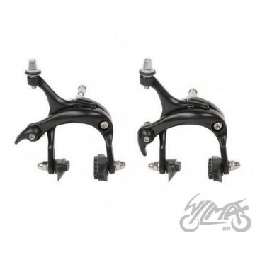Pidurikomplekt - U-pidur, racing/road, must, 43-60mm