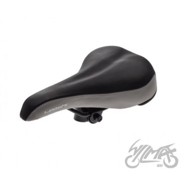 MTB jalgrattasadul, elastne polüuretaankate, sadulaklamber, 265 mm x 175 mm, 480 g, must/h