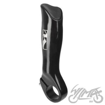 Juhtrauasarved ROGI 2 tk alumiinium, must, klamber Ø 22,2 mm, 224 g