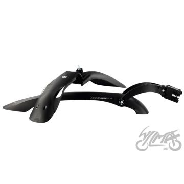 Jalgratta poritiib Hammer 2 must/valge 344g, 24"-29", PP, PC