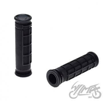 Jalgratta V-grip juhtrauakäepidemed, must, Kraton/PVC, 120 mm, 92 g