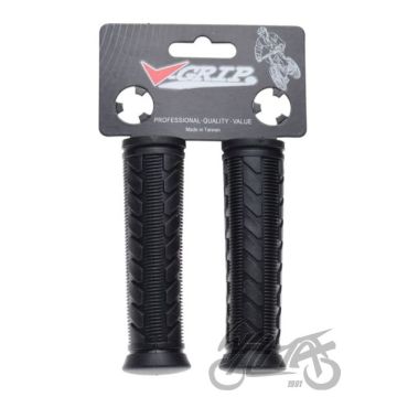 Jalgratta lenksukäepidemed V-grip GEL, must, 120 mm, 81 g