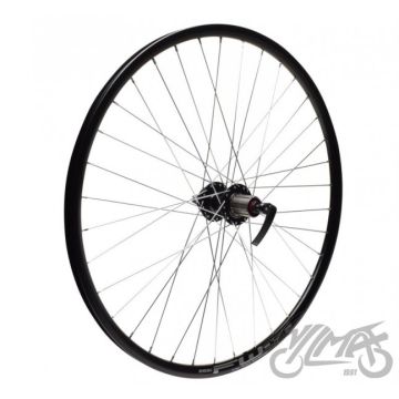 BICYCLE WHEEL 26 REAR DISC CASSETTE 8/9 BLACK