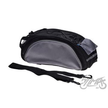 Pakiraamiga rattakott, 2 takjakinnitust, polüester 168D, 9 l, 40 x 21 x 16 cm, takjakinnit