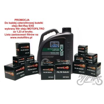 Õli Bel-ray EXS sünteetiline ester 4T 10W-40 4L