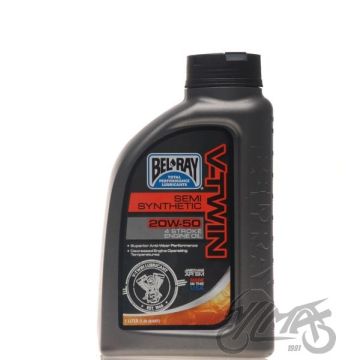 Mootoriõli Bel-ray V-twin poolsünteetiline 4T 20W-50 1L