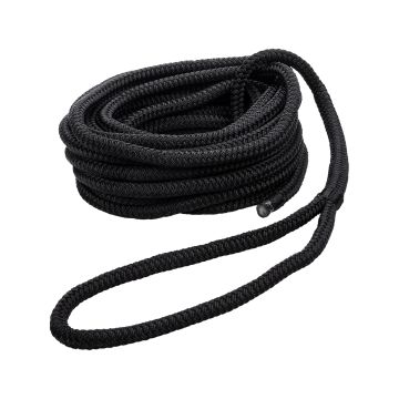 Sildumisots QVARKEN Mooring Rope Dockline aasaga 18mm 6m must