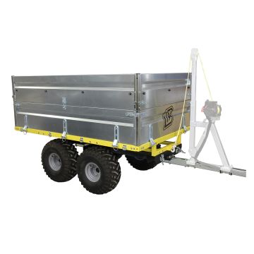 Flatbed Dump Trailer: FD-1200 (US-version)