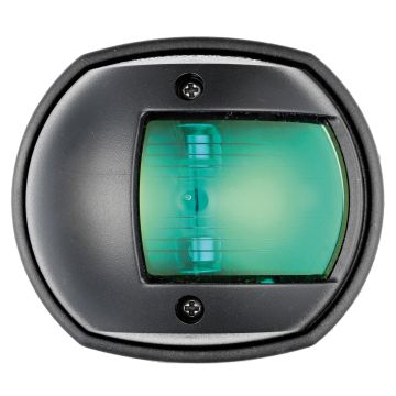 Navigatsioonituli OSCULATI Sphera 12 V 12V 10W roheline 112.5° must korpus kuni 12m