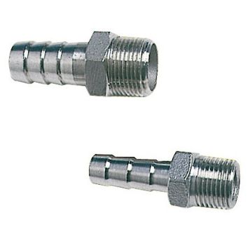 Hose adaptor SS male 2" x 50mm
