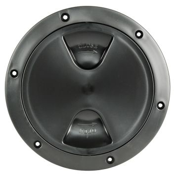 Kontrollluuk OSCULATI wt, must, 125mm, välisläbimõõt 172mm, kruvikinnitus, veekindel, O-rõ