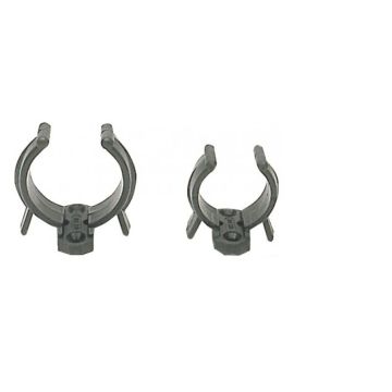 Klamber OSCULATI multipurp.clip 17x23mm must 2 kruviga 10 tk