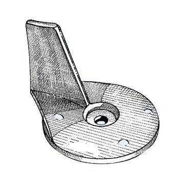 Osculati anode fin (zinc) Mercury/Mariner 25-50HP