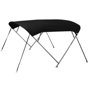 Bimini OCEANSOUTH Cruiser Stainless Steel 4 BOW 3.0M-3.3M Black