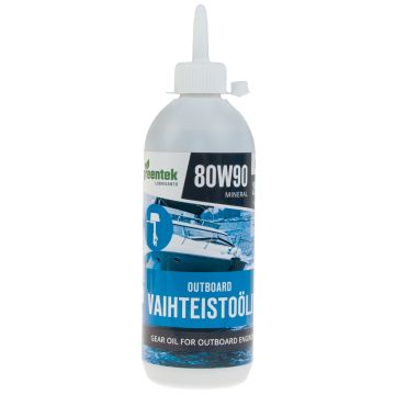 Käigukastiõli GREENTEK Outboard 80W90 250ml päramootoritele ja sisemootoritele, API GL-5, 