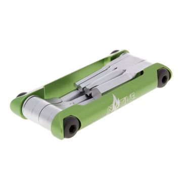 Multitööriist N8TIVE Mini 8 funktsiooni, 70mm x 32mm x 12mm, 70g, 2, 2.5, 3, 4, 5 ja 6mm k