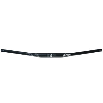 Juhtraud N8TIVE AL7075 800x35, 10mm tõus, 5° üles-, 7° tagasi, must