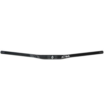 Juhtraud N8TIVE AL7075 740x31.8, 10mm tõste, 5° üles-, 7° tahapoole, must