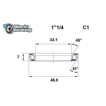 HB Tihend 34.1x46.8x7MM 45/45