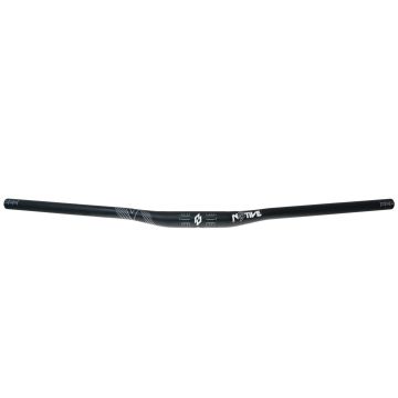 Juhtraud N8TIVE AL7075 780x31.8, 10mm tõus, 5° üles-, 7° tahakalle, must