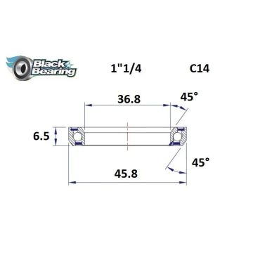 HB 36.8X45.8X6.5MM 45/45