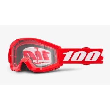 GOGGLE STRAT MINI RD/CL