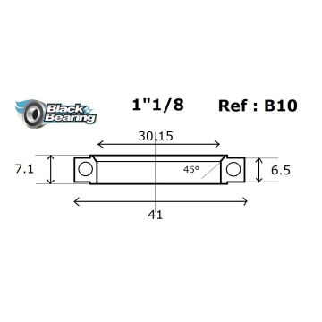 HB Laager 30.15X41X6.5/7.1MM 45/90