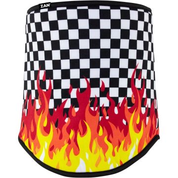 NECKGAITR SF CHKRD FLAMES